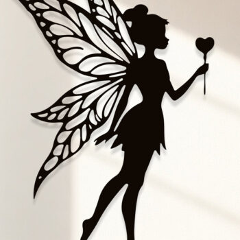 Intra απο ξύλο plywood 3mm-4mm πάχος – Valentine Fairy Δίασταση  20x20 cm INTRAFABR-114385221 - Image 1