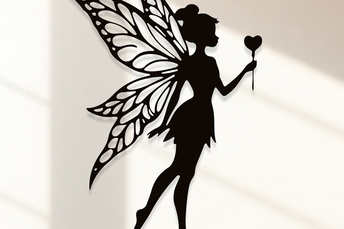 Intra απο ξύλο plywood 3mm-4mm πάχος – Valentine Fairy Δίασταση  20x20 cm INTRAFABR-114385221