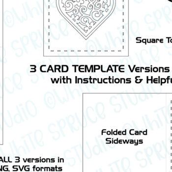 Intra απο ξύλο plywood 3mm-4mm πάχος – Πρότυπο κάρτας καρδιών Floral Αγίου Βαλεντίνου Δίασταση  20x20 cm INTRAFABR-112900693 - Image 2