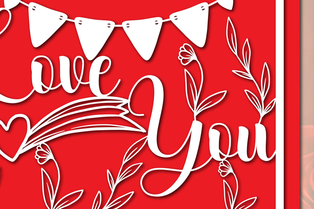 Intra απο ξύλο plywood 3mm-4mm πάχος – Δωροκάρτα Αγίου Βαλεντίνου Bundle Δίασταση  20x20 cm INTRAFABR-55644328