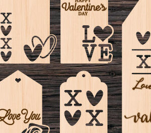 Intra απο ξύλο plywood 3mm-4mm πάχος – Δώρο δώρου Αγίου Βαλεντίνου Πακέτο κοπής με λέιζερ Δίασταση  20x20 cm INTRAFABR-86602282