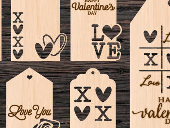 Intra απο ξύλο plywood 3mm-4mm πάχος – Δώρο δώρου Αγίου Βαλεντίνου Πακέτο κοπής με λέιζερ Δίασταση  20x20 cm INTRAFABR-86602282 - Image 1