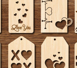 Intra απο ξύλο plywood 3mm-4mm πάχος – Δώρο δώρου Αγίου Βαλεντίνου Πακέτο κοπής με λέιζερ Δίασταση  20x20 cm INTRAFABR-87089520