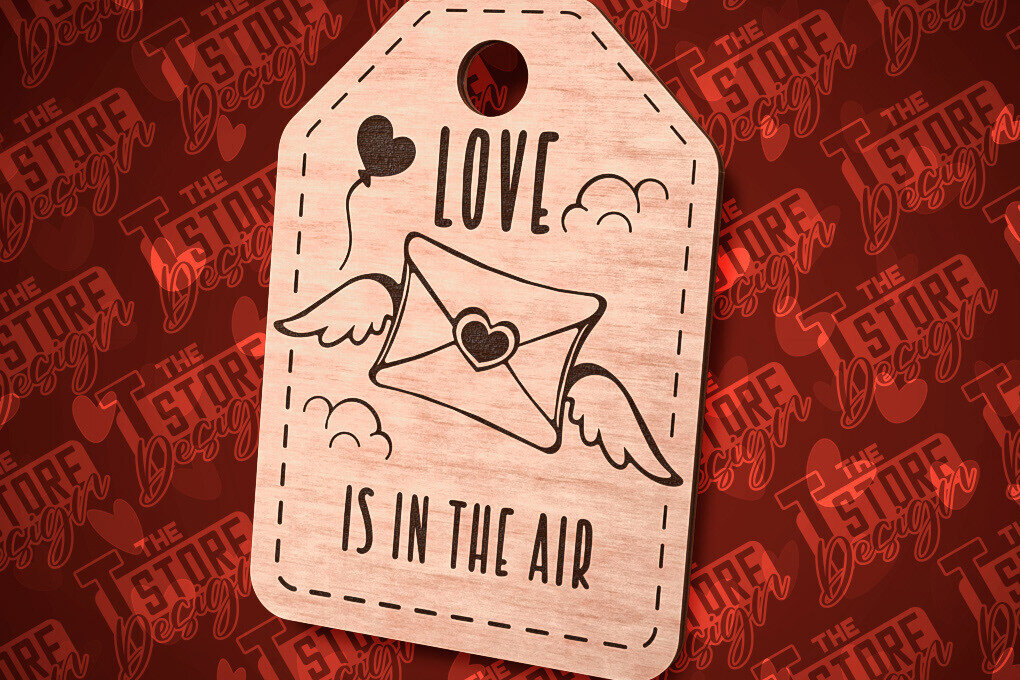 Intra απο ξύλο plywood 3mm-4mm πάχος – Δώρο Αγίου Βαλεντίνου  κοπής με λέιζερ |CNC Δίασταση  20x20 cm INTRAFABR-85205823