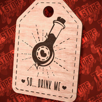 Intra απο ξύλο plywood 3mm-4mm πάχος – Δώρο Αγίου Βαλεντίνου  κοπής με λέιζερ |CNC Δίασταση  20x20 cm INTRAFABR-85205830 - Image 1