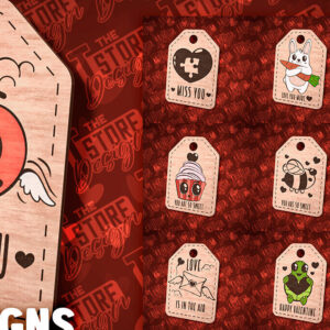 Intra απο ξύλο plywood 3mm-4mm πάχος – Δώρο Αγίου Βαλεντίνου κοπής με λέιζερ |CNC Δίασταση 20x20 cm INTRAFABR-85205864