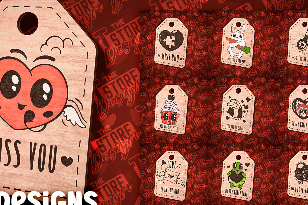 Intra απο ξύλο plywood 3mm-4mm πάχος – Δώρο Αγίου Βαλεντίνου  κοπής με λέιζερ |CNC Δίασταση  20x20 cm INTRAFABR-85205864