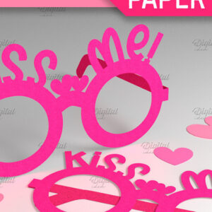 Intra απο ξύλο plywood 3mm-4mm πάχος – Γυαλιά Αγίου Βαλεντίνου. Τρισδιάστατα χάρτινα ποτήρια Δίασταση  20x20 cm INTRAFABR-85119664