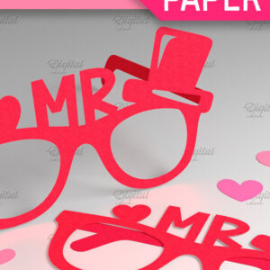 Intra απο ξύλο plywood 3mm-4mm πάχος – Γυαλιά Αγίου Βαλεντίνου. Τρισδιάστατα χάρτινα ποτήρια Δίασταση  20x20 cm INTRAFABR-85119689