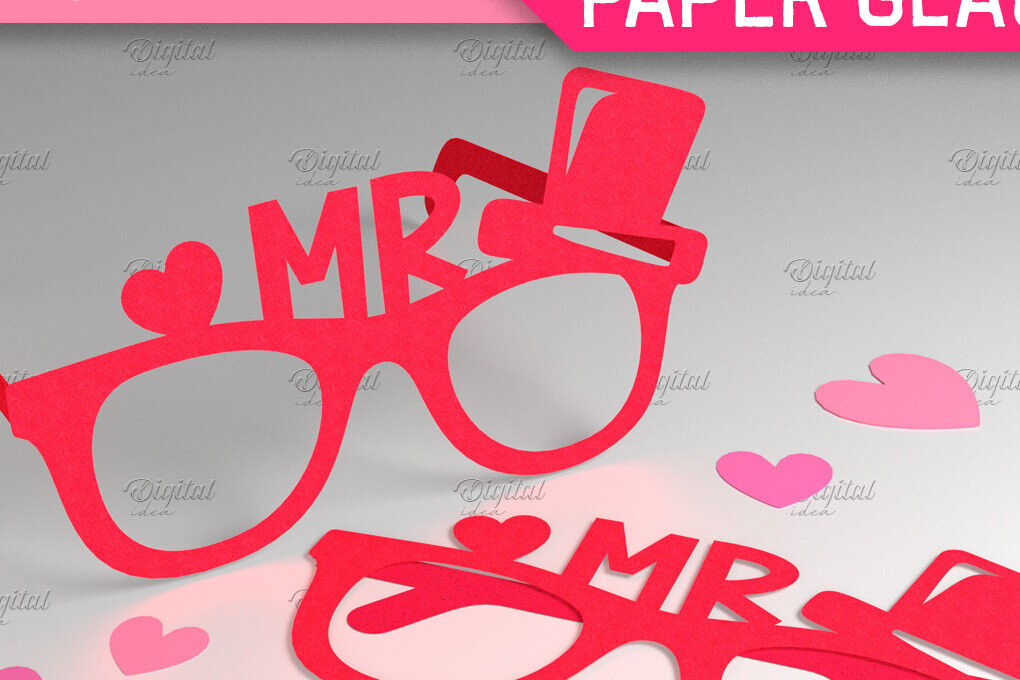 Intra απο ξύλο plywood 3mm-4mm πάχος – Γυαλιά Αγίου Βαλεντίνου. Τρισδιάστατα χάρτινα ποτήρια Δίασταση  20x20 cm INTRAFABR-85119689