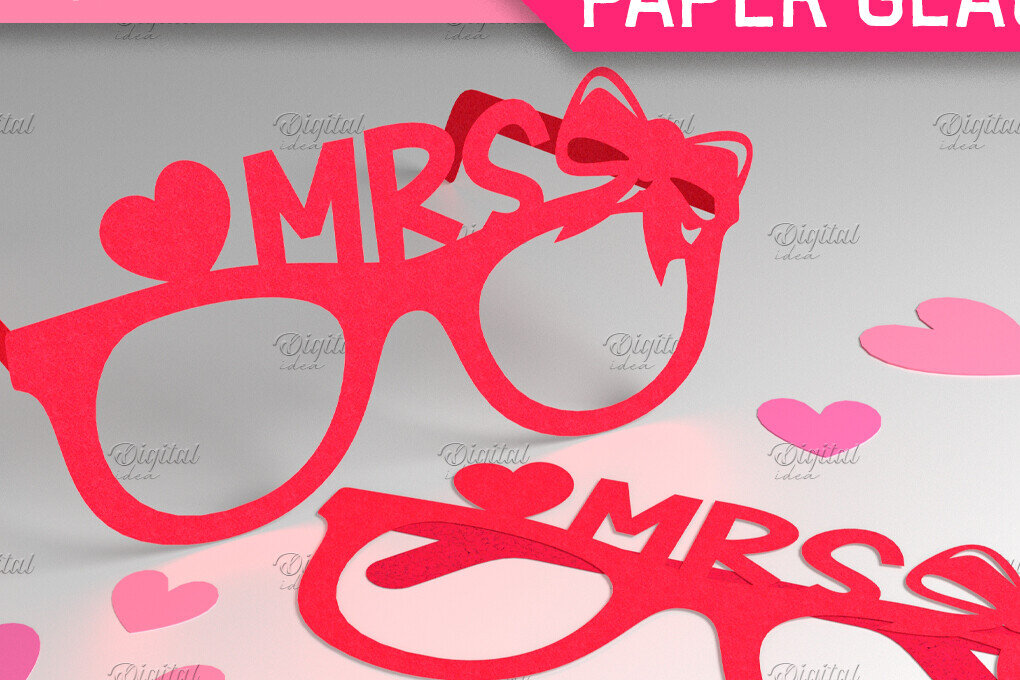 Intra απο ξύλο plywood 3mm-4mm πάχος – Γυαλιά Αγίου Βαλεντίνου. Τρισδιάστατα χάρτινα ποτήρια Δίασταση  20x20 cm INTRAFABR-85119887