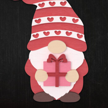 Intra απο ξύλο plywood 3mm-4mm πάχος – Valentine Gnome Love Bundle Δίασταση  20x20 cm INTRAFABR-111422541 - Image 8