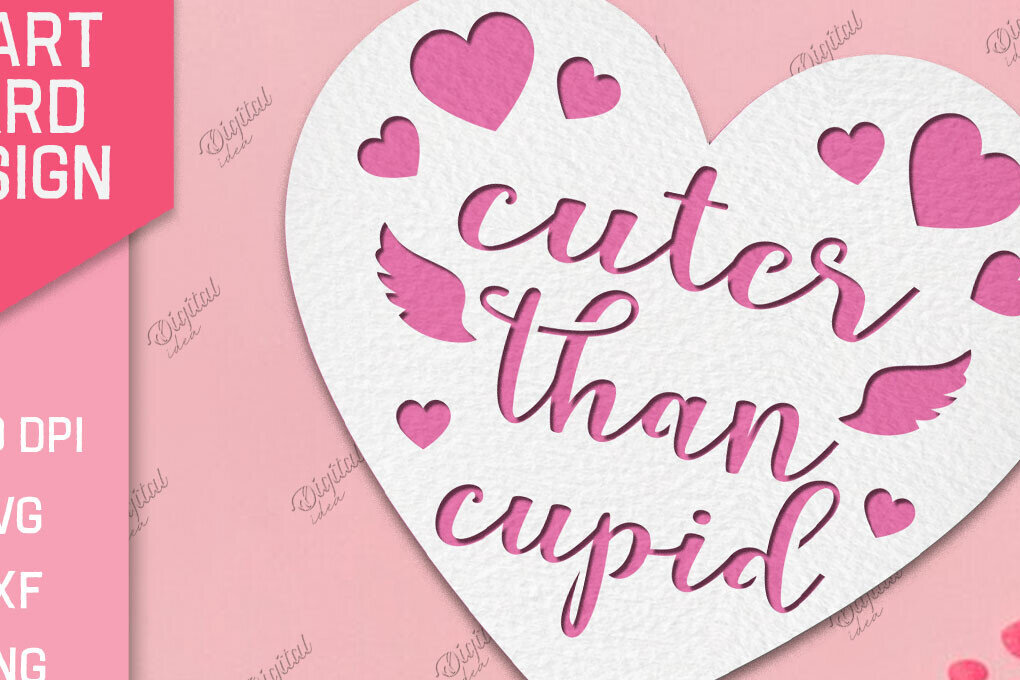 Intra απο ξύλο plywood 3mm-4mm πάχος – Valentine Heart Card Paper Cut Δίασταση  20x20 cm INTRAFABR-86711728