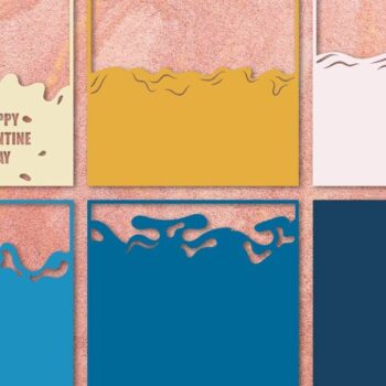 Intra απο ξύλο plywood 3mm-4mm πάχος – Valentine - Heart on the Beach Δίασταση  20x20 cm INTRAFABR-53549592 - Image 2