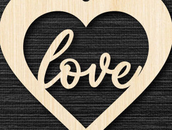 Intra απο ξύλο plywood 3mm-4mm πάχος – Πακέτο κοπής με λέιζερ Valentine Hearts Δίασταση  20x20 cm INTRAFABR-88002558 - Image 3