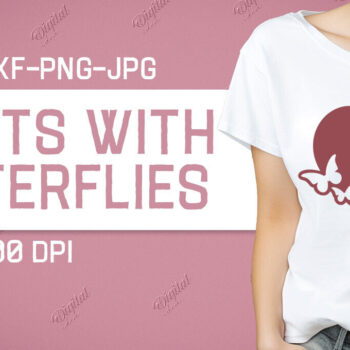 Intra απο ξύλο plywood 3mm-4mm πάχος – Valentine Hearts with Butterflies Δίασταση  20x20 cm INTRAFABR-86221135 - Image 1