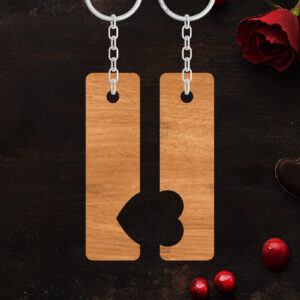 Intra απο ξύλο plywood 3mm-4mm πάχος – Κοπή λέιζερ με μπρελόκ Αγίου Βαλεντίνου Δίασταση  5x5 cm INTRAFABR-114247601