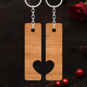 Intra απο ξύλο plywood 3mm-4mm πάχος – Κοπή λέιζερ με μπρελόκ Αγίου Βαλεντίνου Δίασταση  5x5 cm INTRAFABR-114247370