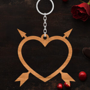 Intra απο ξύλο plywood 3mm-4mm πάχος – Κοπή λέιζερ με μπρελόκ Αγίου Βαλεντίνου Δίασταση  5x5 cm INTRAFABR-114319235