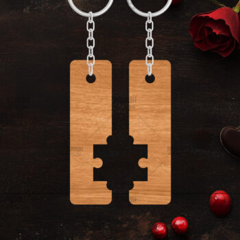 Intra απο ξύλο plywood 3mm-4mm πάχος – Κοπή λέιζερ με μπρελόκ Αγίου Βαλεντίνου Δίασταση  5x5 cm INTRAFABR-114247470 - Image 1