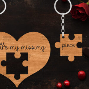 Intra απο ξύλο plywood 3mm-4mm πάχος – Κοπή λέιζερ με μπρελόκ Αγίου Βαλεντίνου Δίασταση  5x5 cm INTRAFABR-114247560