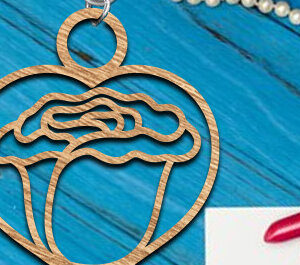 Intra απο ξύλο plywood 3mm-4mm πάχος – Μπρελόκ Valentine Δίασταση  5x5 cm INTRAFABR-86412178