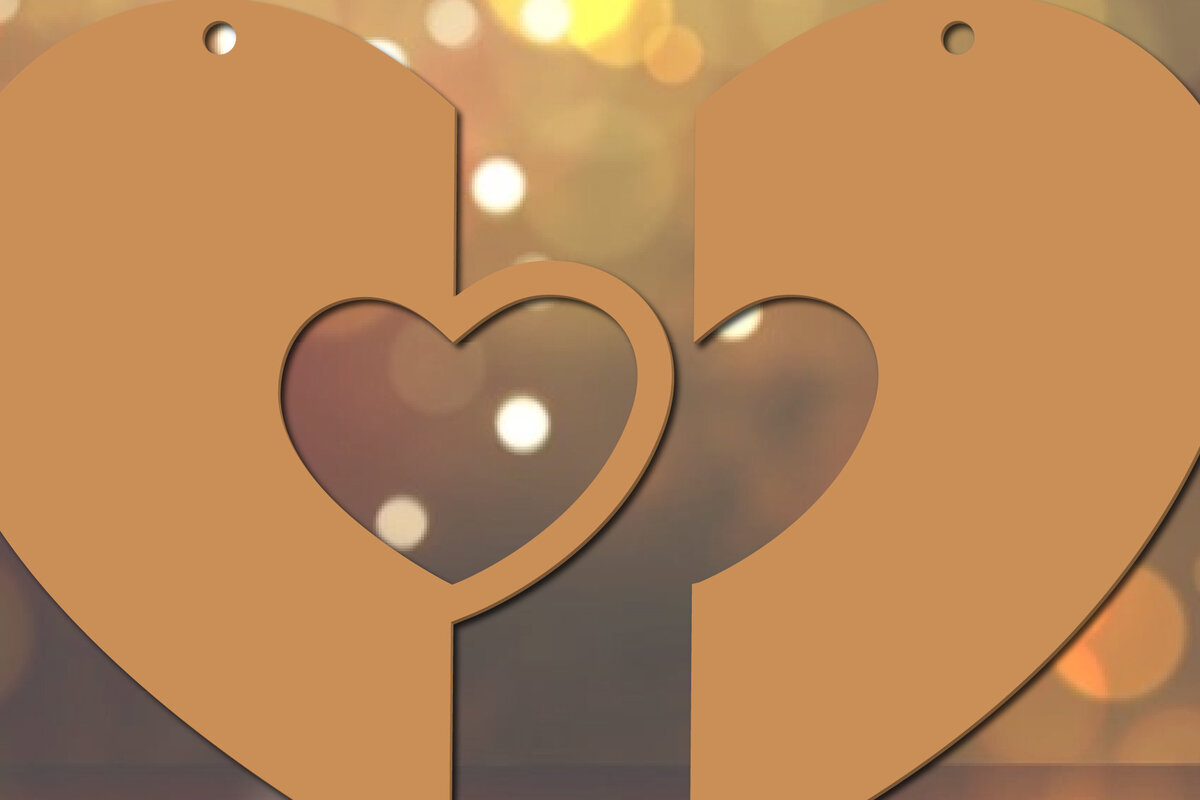 Intra απο ξύλο plywood 3mm-4mm πάχος – Μπρελόκ Valentine Μπρελόκ με Δίασταση  5x5 cm INTRAFABR-21353234