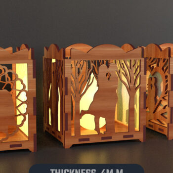 Intra απο ξύλο plywood 3mm-4mm πάχος – Πακέτο κοπής Laser Laser Valentine Δίασταση 20x20 cm INTRAFABR-88639048 - Image 1