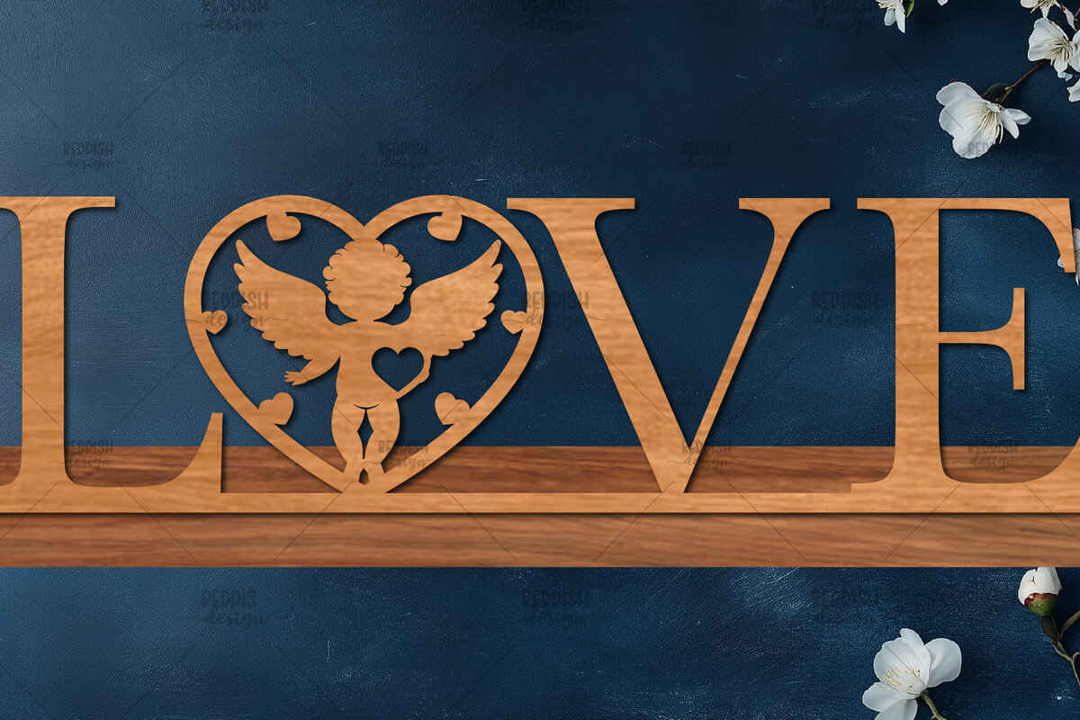 Intra απο ξύλο plywood 3mm-4mm πάχος – Βάση κοπής με λέιζερ Valentine, Valentine Δίασταση  20x20 cm INTRAFABR-114064900