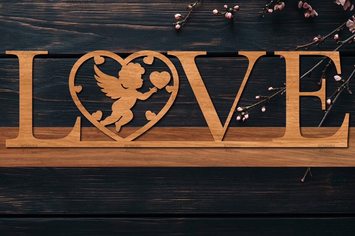 Intra απο ξύλο plywood 3mm-4mm πάχος – Βάση κοπής με λέιζερ Valentine, Valentine Δίασταση  20x20 cm INTRAFABR-114065507