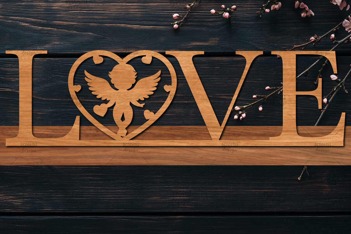 Intra απο ξύλο plywood 3mm-4mm πάχος – Βάση κοπής με λέιζερ Valentine, Valentine Δίασταση  20x20 cm INTRAFABR-114065563