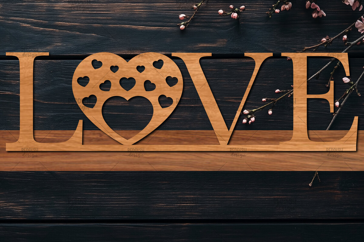 Intra απο ξύλο plywood 3mm-4mm πάχος – Βάση κοπής με λέιζερ Valentine, Valentine Δίασταση  20x20 cm INTRAFABR-114065641