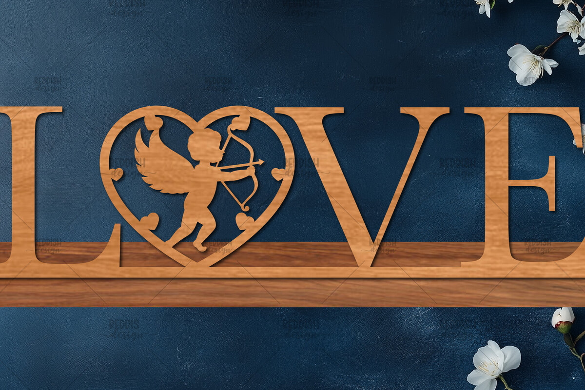 Intra απο ξύλο plywood 3mm-4mm πάχος – Βάση κοπής με λέιζερ Valentine, Valentine Δίασταση  20x20 cm INTRAFABR-114064857