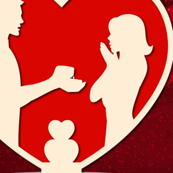 Intra απο ξύλο plywood 3mm-4mm πάχος – Πακέτο Stand καρδιών Valentine Layer Δίασταση  20x20 cm INTRAFABR-23715837 - Image 3