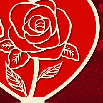 Intra απο ξύλο plywood 3mm-4mm πάχος – Πακέτο Stand καρδιών Valentine Layer Δίασταση  20x20 cm INTRAFABR-23715837 - Image 8