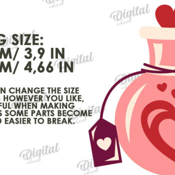 Intra απο ξύλο plywood 3mm-4mm πάχος – Πακέτο PaperCut με κάρτες με στρώσεις Αγίου Βαλεντίνου Δίασταση  20x20 cm INTRAFABR-114202795 - Image 5