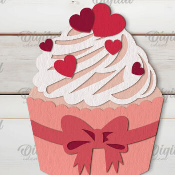 Intra απο ξύλο plywood 3mm-4mm πάχος – Πακέτο PaperCut με κάρτες με στρώσεις Αγίου Βαλεντίνου Δίασταση  20x20 cm INTRAFABR-114202795 - Image 6