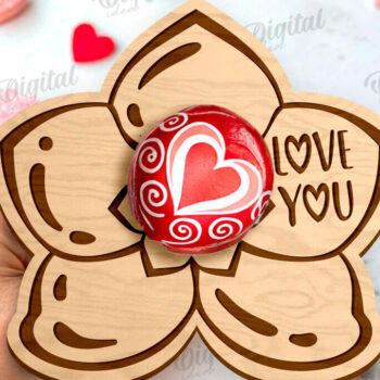 Intra απο ξύλο plywood 3mm-4mm πάχος – Πακέτο λέιζερ Valentine Lollipop Holders Δίασταση  20x20 cm INTRAFABR-111805532 - Image 11