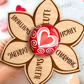 Intra απο ξύλο plywood 3mm-4mm πάχος – Πακέτο λέιζερ Valentine Lollipop Holders Δίασταση  20x20 cm INTRAFABR-111805532 - Image 12