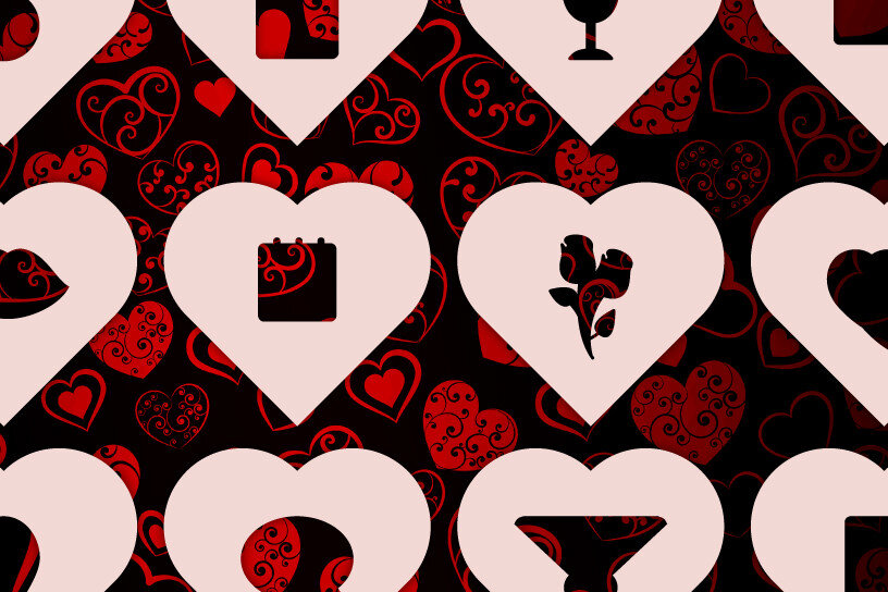 Intra απο ξύλο plywood 3mm-4mm πάχος – Πακέτο αρχείου Cut με λέιζερ Valentine Love Δίασταση  20x20 cm INTRAFABR-56728984