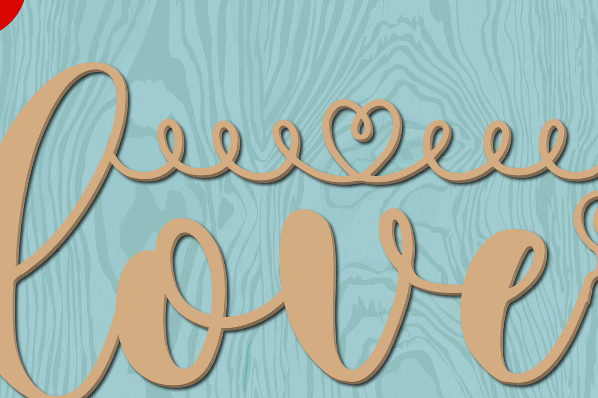 Intra απο ξύλο plywood 3mm-4mm πάχος – Αρχείο Valentine Love Laser/χάρτινο Cut Δίασταση  20x20 cm INTRAFABR-22402613