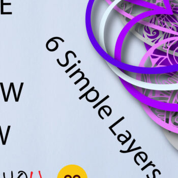 Intra απο ξύλο plywood 3mm-4mm πάχος – Valentine Love Mandala Δίασταση  20x20 cm INTRAFABR-24033475 - Image 3