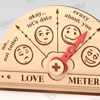 Intra απο ξύλο plywood 3mm-4mm πάχος – Πακέτο κοπής με λέιζερ Valentine Love Meters Δίασταση  20x20 cm INTRAFABR-113332155 - Image 7