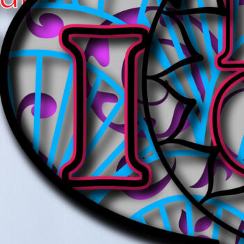 Intra απο ξύλο plywood 3mm-4mm πάχος – Valentine Love Multilayer Shadow Box Δίασταση  20x20 cm INTRAFABR-24059914 - Image 2