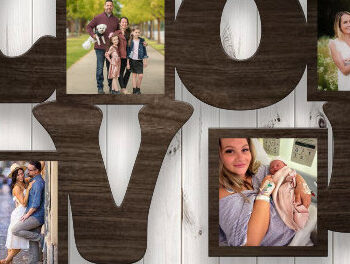 Intra απο ξύλο plywood 3mm-4mm πάχος – Κορνίζα Αγίου Βαλεντίνου Δίασταση  20x20 cm INTRAFABR-89561580 - Image 1