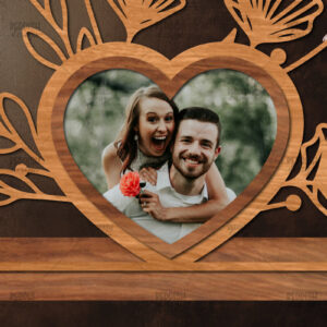 Intra απο ξύλο plywood 3mm-4mm πάχος – Βάση κοπής με λέιζερ κορνίζα Αγίου Βαλεντίνου Δίασταση  20x20 cm INTRAFABR-114358752