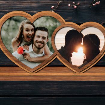 Intra απο ξύλο plywood 3mm-4mm πάχος – Βάση κοπής με λέιζερ κορνίζα Αγίου Βαλεντίνου Δίασταση  20x20 cm INTRAFABR-114358251 - Image 1