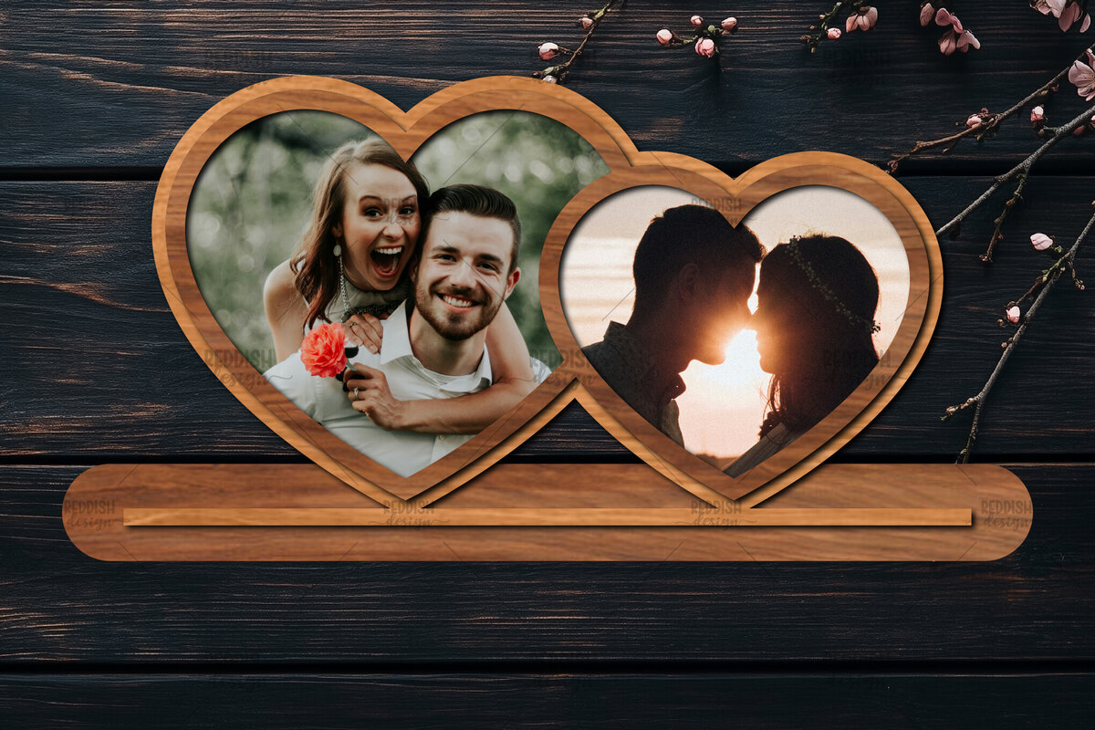 Intra απο ξύλο plywood 3mm-4mm πάχος – Βάση κοπής με λέιζερ κορνίζα Αγίου Βαλεντίνου Δίασταση  20x20 cm INTRAFABR-114358251