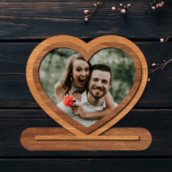 Intra απο ξύλο plywood 3mm-4mm πάχος – Βάση κοπής με λέιζερ κορνίζα Αγίου Βαλεντίνου Δίασταση  20x20 cm INTRAFABR-114358335 - Image 1