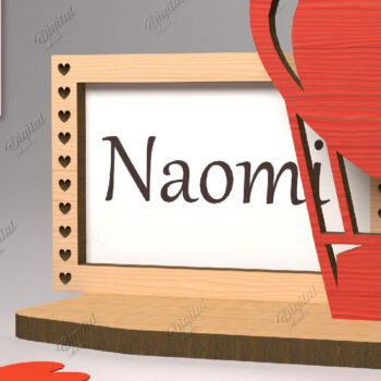 Intra απο ξύλο plywood 3mm-4mm πάχος – Πακέτο κοπής λέιζερ θήκης Valentine Place Δίασταση  20x20 cm INTRAFABR-85915883 - Image 3